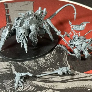 Описание картинки Дискордант | Lord Discordant on Helstalker - 1 от Overking по цене 5 000руб | Свободный Рынок Миниатюр - СРМ