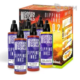 Описание картинки Набор акриловых красок для моделирования Green Stuff World: Paint Set - Dipping collection от SectorA13 по цене 66 666руб | Свободный Рынок Миниатюр - СРМ