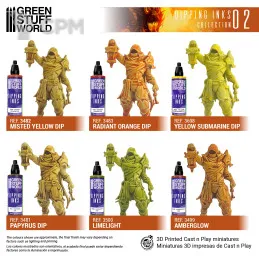 Описание картинки Набор акриловых красок для моделирования Green Stuff World: Paint Set - Dipping collection от SectorA13 по цене 66 666руб | Свободный Рынок Миниатюр - СРМ