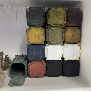 Описание картинки Munitorum Armoured Container от Milestone по цене 800руб | Свободный Рынок Миниатюр - СРМ