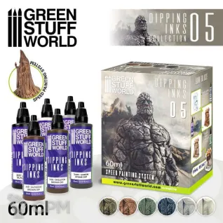 Описание картинки Набор акриловых красок для моделирования Green Stuff World: Paint Set - Dipping collection от SectorA13 по цене 66 666руб | Свободный Рынок Миниатюр - СРМ