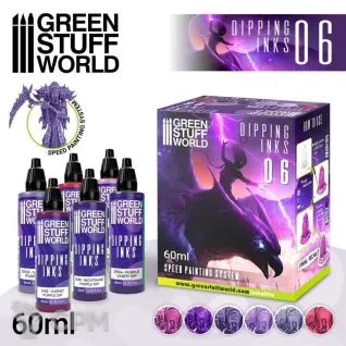 Описание картинки Набор акриловых красок для моделирования Green Stuff World: Paint Set - Dipping collection от SectorA13 по цене 66 666руб | Свободный Рынок Миниатюр - СРМ