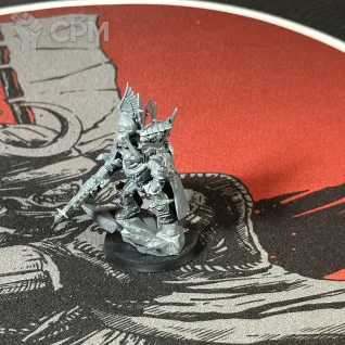 Описание картинки Chaos Lord in Terminator Armour от Overking по цене 2 000руб | Свободный Рынок Миниатюр - СРМ