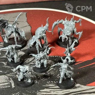 Описание картинки Accursed Cultists от Overking по цене 4 000руб | Свободный Рынок Миниатюр - СРМ