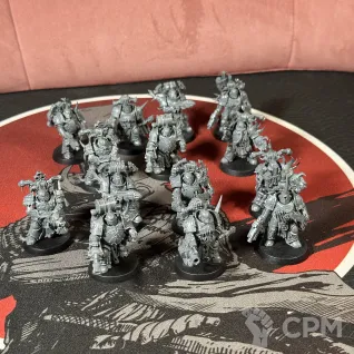 Описание картинки Plague Marines - 2 (7 тел) от Overking по цене 4 000руб | Свободный Рынок Миниатюр - СРМ