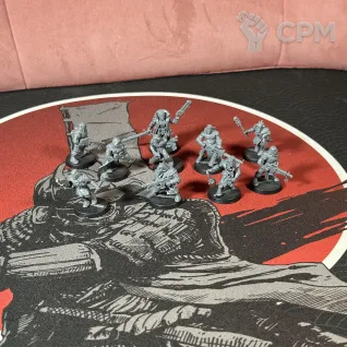 Описание картинки Chaos Cultists 10 тел от Overking по цене 3 000руб | Свободный Рынок Миниатюр - СРМ