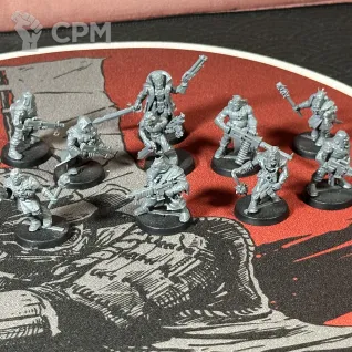 Описание картинки Chaos Cultists 10 тел от Overking по цене 3 000руб | Свободный Рынок Миниатюр - СРМ
