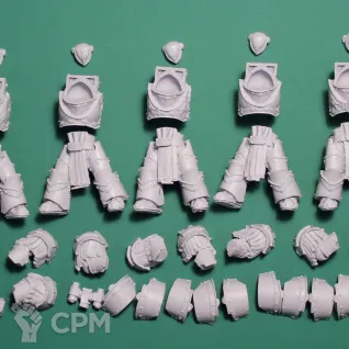 Описание картинки Cataphractii  Terminators + Weapon Set от Plants vs Zombies по цене 1 330руб | Свободный Рынок Миниатюр - СРМ