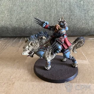 Описание картинки wolf lord on thunderwolf от User57488 по цене 1 800руб | Свободный Рынок Миниатюр - СРМ