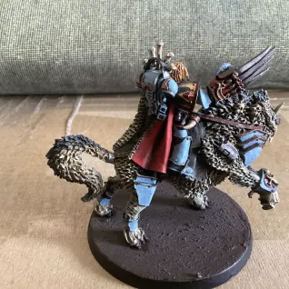 Описание картинки wolf lord on thunderwolf от User57488 по цене 1 800руб | Свободный Рынок Миниатюр - СРМ