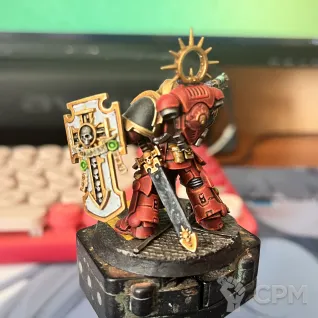 Описание картинки Primaris Lieutenant with Storm Shield от  по цене 1 600руб | Свободный Рынок Миниатюр - СРМ