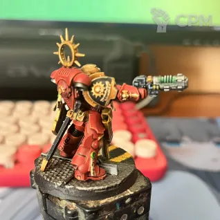 Описание картинки Primaris Lieutenant with Storm Shield от  по цене 1 600руб | Свободный Рынок Миниатюр - СРМ