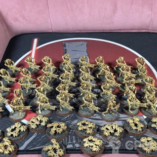 Описание картинки Necrons Army | Армия Некрон от Overking по цене 68 500руб | Свободный Рынок Миниатюр - СРМ