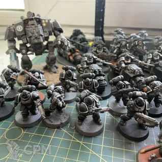 Описание картинки Армия space marines от Femian по цене 30 000руб | Свободный Рынок Миниатюр - СРМ