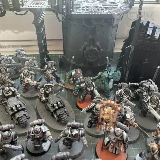 Описание картинки Армия space marines от Femian по цене 30 000руб | Свободный Рынок Миниатюр - СРМ