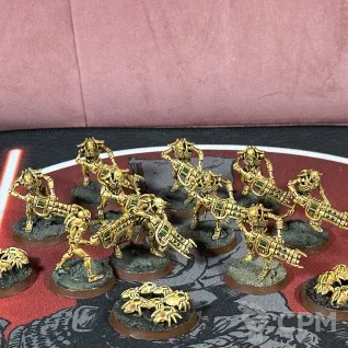 Описание картинки Necrons Warriors Gauss Reaper / Gauss Flayer 4 пачки от Overking по цене 8 000руб | Свободный Рынок Миниатюр - СРМ