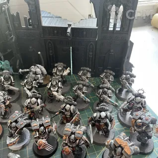 Описание картинки Армия space marines от Femian по цене 30 000руб | Свободный Рынок Миниатюр - СРМ
