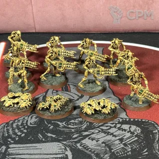 Описание картинки Necrons Warriors Gauss Reaper / Gauss Flayer 4 пачки от Overking по цене 8 000руб | Свободный Рынок Миниатюр - СРМ