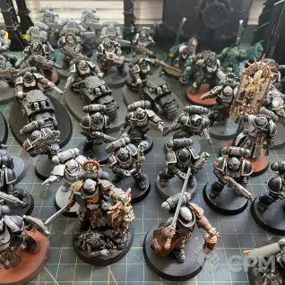 Описание картинки Армия space marines от Femian по цене 30 000руб | Свободный Рынок Миниатюр - СРМ
