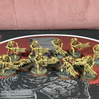 Описание картинки Necrons Warriors Gauss Reaper / Gauss Flayer - 4 от Overking по цене 2 500руб | Свободный Рынок Миниатюр - СРМ