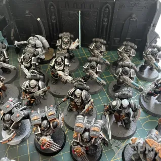 Описание картинки Армия space marines от Femian по цене 30 000руб | Свободный Рынок Миниатюр - СРМ