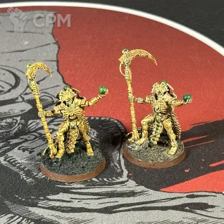 Описание картинки Necron Overlord - 2 от Overking по цене 1 500руб | Свободный Рынок Миниатюр - СРМ