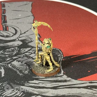 Описание картинки Necron Overlord - 1 от Overking по цене 1 500руб | Свободный Рынок Миниатюр - СРМ