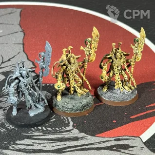 Описание картинки Necron Overlord - 3 от Overking по цене 1 800руб | Свободный Рынок Миниатюр - СРМ
