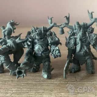 Описание картинки Чумные космодесантники / Plague Space Marines от Flameborn_Minis по цене 180руб | Свободный Рынок Миниатюр - СРМ