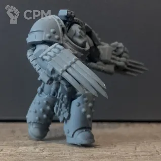 Описание картинки Космодесантники Империума – Грозные Сыны Императора от Flameborn_Minis по цене 180руб | Свободный Рынок Миниатюр - СРМ