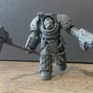 Описание картинки Космодесантники Империума – Грозные Сыны Императора от Flameborn_Minis по цене 180руб | Свободный Рынок Миниатюр - СРМ