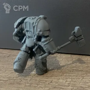 Описание картинки Космодесантники Империума – Грозные Сыны Императора от Flameborn_Minis по цене 180руб | Свободный Рынок Миниатюр - СРМ