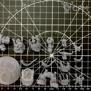 Описание картинки Guttkrusha Mega Armor 32 мм от R.E.print по цене 500руб | Свободный Рынок Миниатюр - СРМ
