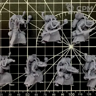 Описание картинки Acolyte Globadiers от R.E.print по цене 440руб | Свободный Рынок Миниатюр - СРМ