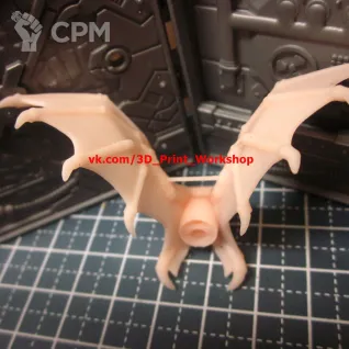 Описание картинки Джамп-пак с крыльями / Jump pack Wings от 3Д печать миниатюр по цене 194руб | Свободный Рынок Миниатюр - СРМ