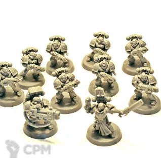 Описание картинки Dark Angels Tactical Squad (Dark Vengeance) от Plants vs Zombies по цене 1 350руб | Свободный Рынок Миниатюр - СРМ
