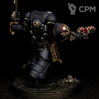 Описание картинки Lieutenant Titus | Лейтенант Тит от Caliban_guy по цене 3 500руб | Свободный Рынок Миниатюр - СРМ