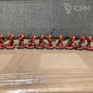 Описание картинки Blood angels assault squad от User57488 по цене 2 800руб | Свободный Рынок Миниатюр - СРМ