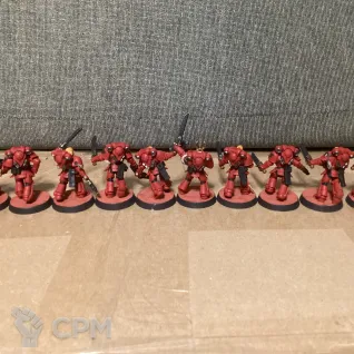 Описание картинки Blood angels assault squad от User57488 по цене 2 800руб | Свободный Рынок Миниатюр - СРМ