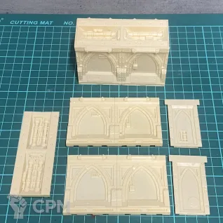 Описание картинки NECROMUNDA ZONE MORTALIS COLUMNS AND WALLS от Milestone по цене 950руб | Свободный Рынок Миниатюр - СРМ