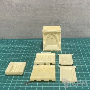 Описание картинки NECROMUNDA ZONE MORTALIS COLUMNS AND WALLS от Milestone по цене 950руб | Свободный Рынок Миниатюр - СРМ