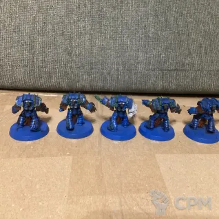 Описание картинки cataphractii terminators Alpha legion от User57488 по цене 1 900руб | Свободный Рынок Миниатюр - СРМ