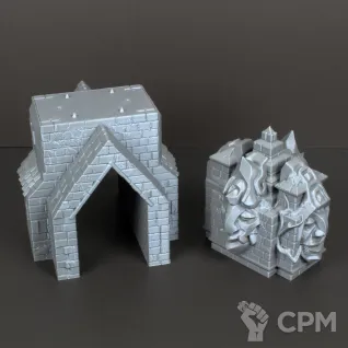 Описание картинки Террейн "Город в джунглях" от Brother Ork по цене 12 500руб | Свободный Рынок Миниатюр - СРМ
