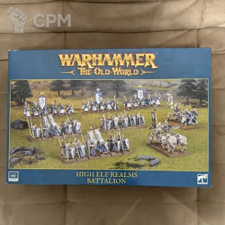 Описание картинки High Elf Battalion от Tezen по цене 14 990руб | Свободный Рынок Миниатюр - СРМ