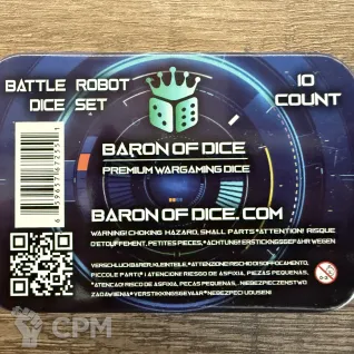 Описание картинки Battletech Movement dice (Classic) - Baron of Dice от Miniature Wargames по цене 3 950руб | Свободный Рынок Миниатюр - СРМ