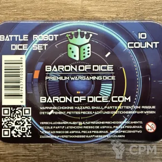 Описание картинки Battletech Movement Dice (Alpha Strike) - Baron of Dice от Mini Wargame по цене 3 950руб | Свободный Рынок Миниатюр - СРМ