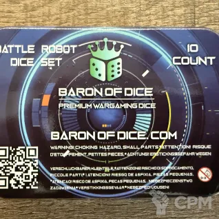 Описание картинки Battletech - Clan Wolf dice - Baron of Dice от Mini Wargame по цене 3 950руб | Свободный Рынок Миниатюр - СРМ