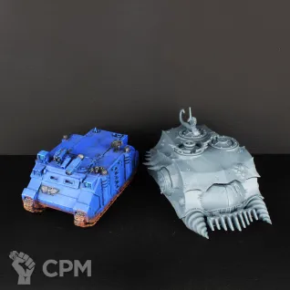 Описание картинки Миниатюра Рино (Rhino) глубинных десантников от Brother Ork по цене 2 780руб | Свободный Рынок Миниатюр - СРМ