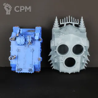 Описание картинки Миниатюра Рино (Rhino) глубинных десантников от Brother Ork по цене 2 780руб | Свободный Рынок Миниатюр - СРМ