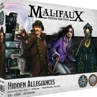 Описание картинки Malifaux: Hidden Allegiances от SectorA13 по цене 66 666руб | Свободный Рынок Миниатюр - СРМ